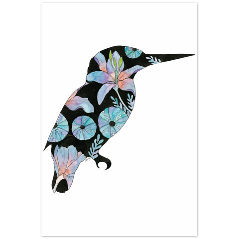 Sillhouette Kingfisher