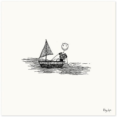 Boy In Boat
